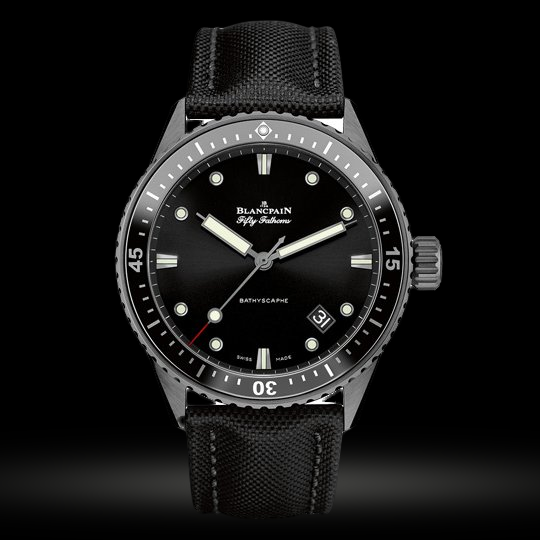 Replica Blancpain Fifty Fathoms Bathyscaphe Titan 5000-1230-B52A
