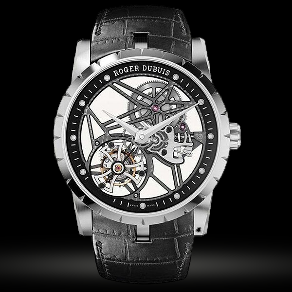 Replica Roger Dubuis Excalibur Skeleton Fliegendes Tourbillon 42mm