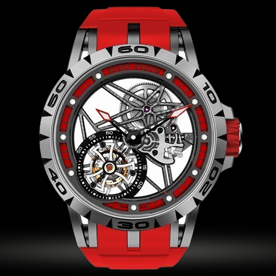 Replica Roger Dubuis Excalibur Spider Skeleton Fliegendes Tourbillon
