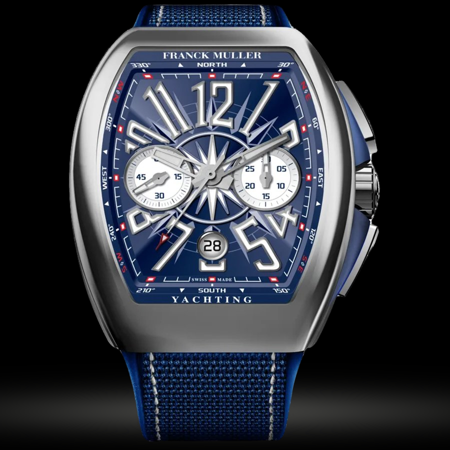 Replica Franck Muller Vanguard Yachting Crazy Hours V 45 CH YACHT (BL)