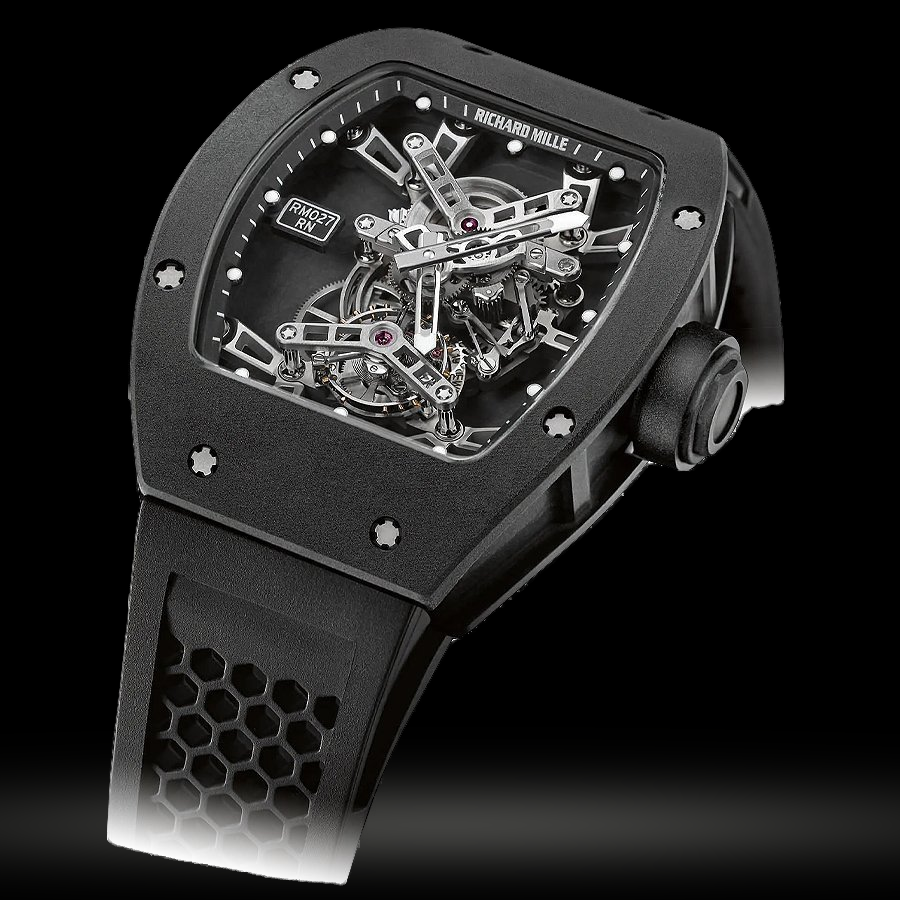 Replica Richard Mille Herren collectoin RM 001-050 RM 027 Tourbillon - Rafael Nadal RM 027-01