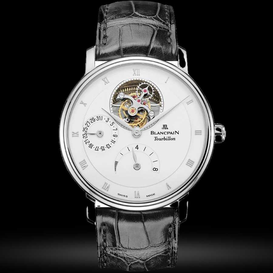 Replica Blancpain Villeret Complicated Villeret Tourbillon 6025-1542-55B