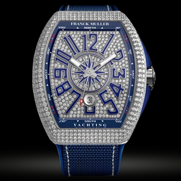 Replica Franck Muller VANGUARD V 45 SC DT YACHT D CD (BL)
