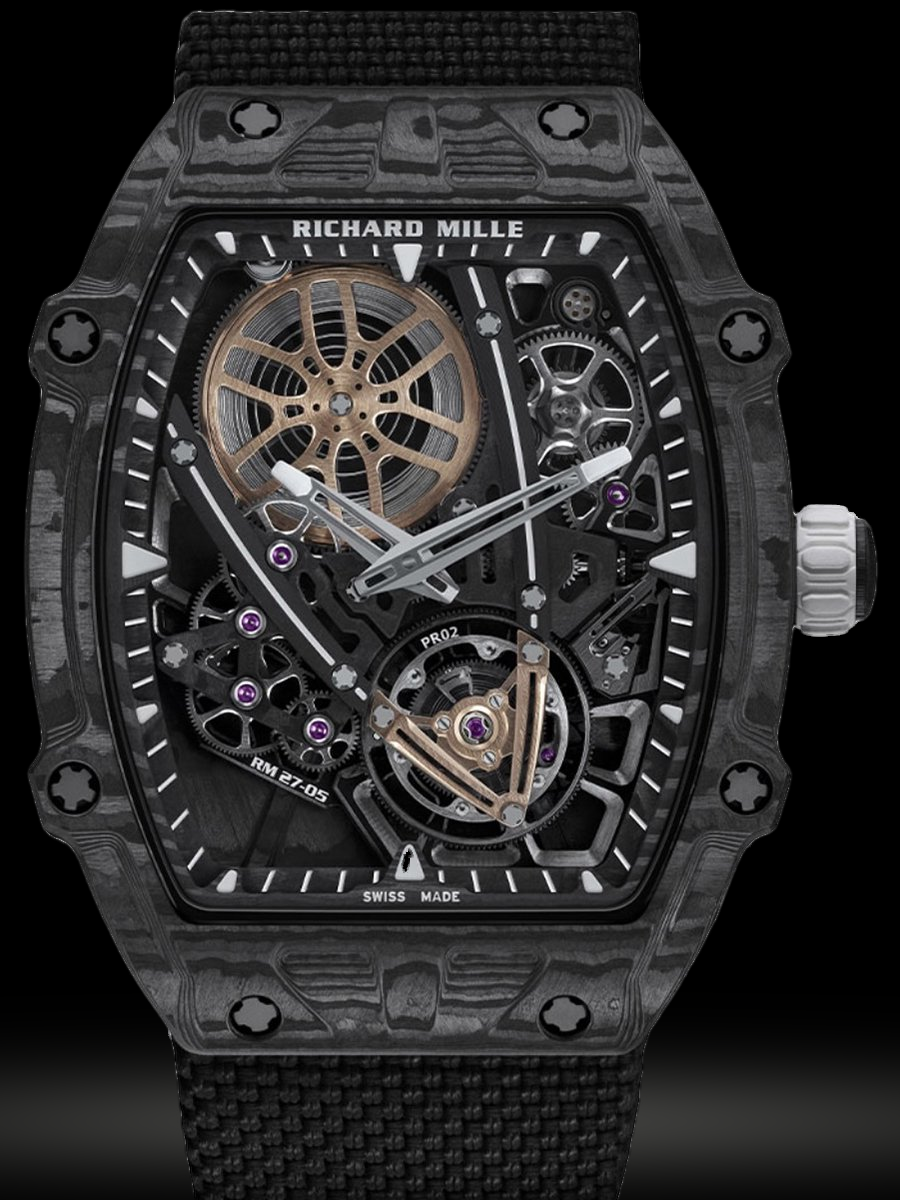 Replica Richard Mille Herren collectoin RM 001-050 Manual Winding Fliegendes Tourbillon Rafael Nadal RM 27-05